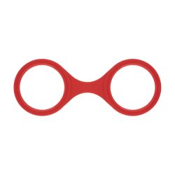 EasyToys Online Only - Flexible Silikon-Handschellen - Rot
