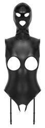 Bad Kitty ? Offene Cup Body mit Kopfhaube ? Schwarz