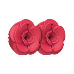 Teazers - Vibrating Nipple Clamps - Rot