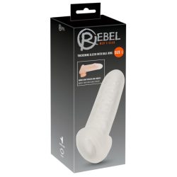 Rebel - Verdickende Hülle mit Hodenring - 18 cm