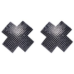 Cottelli Collection ? Nippelschmuck Kreuz ? Schwarz