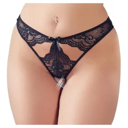 NO:XQSE - Ouverter Spitzen-Slip - Schwarz