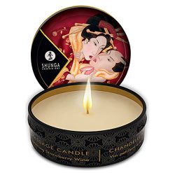 Shunga - Massage Kerze Sparkling Strawberry/Romance 30 ml