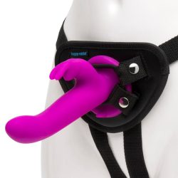 Happy Rabbit ? Vibrations-Strap-On Set ? Magenta