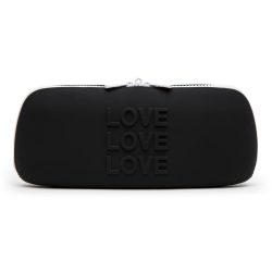 Happy Rabbit ? LOVE Storage Zip Bag ? Medium Schwarz