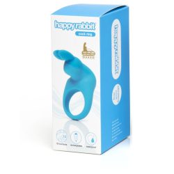 Happy Rabbit ? Rabbit Penisring ? Wiederaufladbar Vibrierend ? Blau