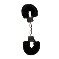 Easytoys Fetish - Plüschige Handschellen - Schwarz