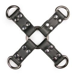 Easytoys Fetish - Schwarzer Hog-Tie aus Leder