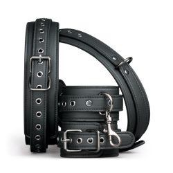 Easytoys Fetish - Thigh und Wrist Cuff Set - Schwarz