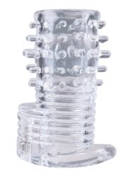 Size Matters - Clear Sensations Vibrierende Penishülle - Transparent