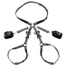 Strict - Bondage Harness mit Schleifen M/L - Schwarz