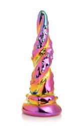 Creature Cocks - Bezaubernder Regenbogen Glasdildo - Gelb & Pink