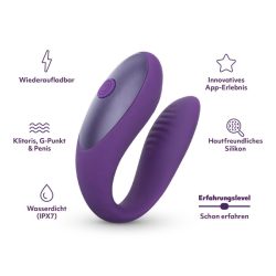 AMORELIE Joy »Salsa« App-gesteuerter Paarvibrator