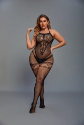 Christine - Catsuit Curvy - Schwarz