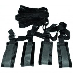 Sportsheets ? S&M Bett-Bondage-Restraint-Kit ? Schwarz