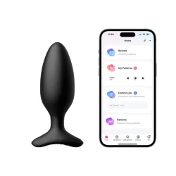 Lovense - Hush 2 Vibrationsbuttplug Mit App - Schwarz