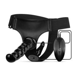 Easytoys Fetish - Vibrierendes Strap-On Set - Schwarz