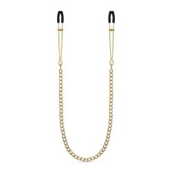 Goldene Brustwarzenklemmen mit Kette