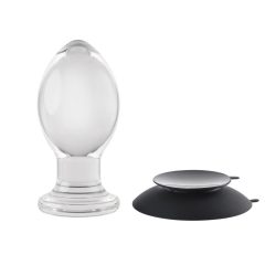 Gender-X »Crystal Ball« Analplug mit Saugnapf