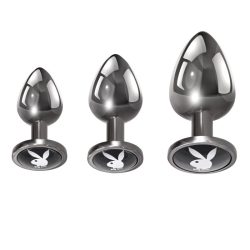 Playboy »Pleasure 3 Ways« Analplug Set
