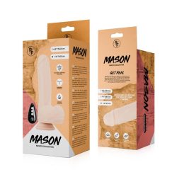 Real Fantasy - Mason Stoßender, Vibrator und Heizbarer Dildo - 20 cm