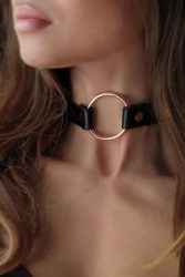 Rosy Gold - Choker - Schwarz