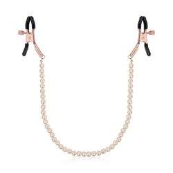 Rosy Gold - Pearls Nippelklemmen - Verstellbares Design