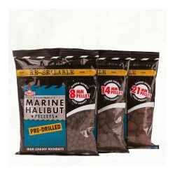 Dynamite Baits Marine Halibut Pre Drill Pellets - Pellets Vorgebohrt