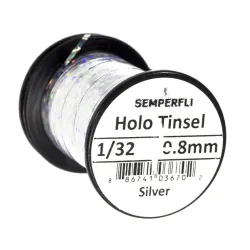 Semperfli Holo Tinsel - Silver