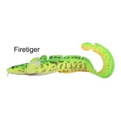 Savage Gear 3D Burbot FS Firetiger - Gummiköder