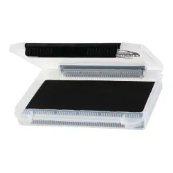 Stucki Fishing Tackle Box mit EVA Einlage, 20.5cm x 15.5cm x 3.5cm