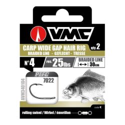 VMC Carp Wide Gap Hair Rig - gebundene Haken