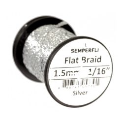 Semperfli Flat Braid 1.5mm - Silver