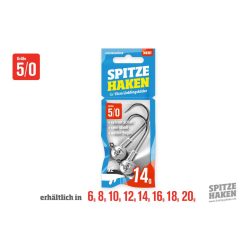 Lieblingsköder Spitze Haken Gr.5/0 2Stk. - Jigkopf