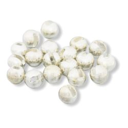 54 Dean Street Tungsten Bead Slotted Silver - Tungstenkopf