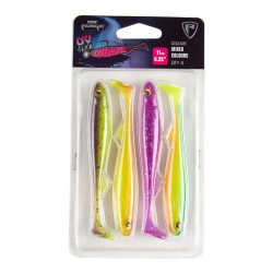 FOX Rage Ultra UV Slick Shad Mixed Colours - Gummiköder