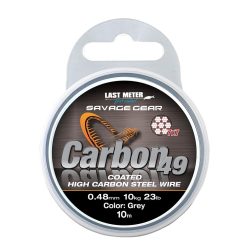 Savage Gear Carbon49 10m - Stahlvorfach
