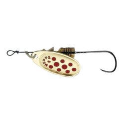 Mepps Comet gold/rot mit Einzelhaken - Spinner