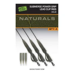FOX Rage Edges Naturals Submerge Power Grip Lead Clip 30lb x 3