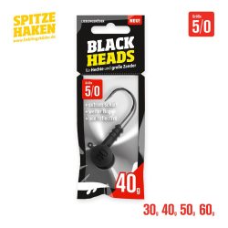 Lieblingsköder Spitze Haken Blackheads Gr.5/0 - Jigkopf