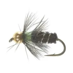 Unique Flies Bead Head Black Devil - Nymphe