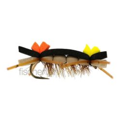 Umpqua Chernobyl Ant Schwarz/Beige - Trockenfliege