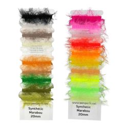 Semperfli Synthetic Marabou 20mm Multicard