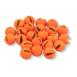 54 Dean Street Tungsten Bead Slotted Fl Orange - Tungstenkopf