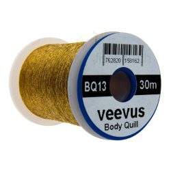 Veevus Body Quill - Golden Brown - Körpermaterial