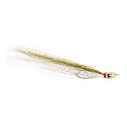 Guideline Jiggy Fly Dk. Olive/White - Streamer