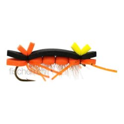 Umpqua Chernobyl Ant Schwarz/Orange - Trockenfliege