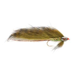 Fulling Mill Zonker Skullhead - Olive - Streamer