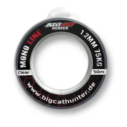 Bigcat Hunter Mono Line 1,2mm Vorfachschnur Welsangeln