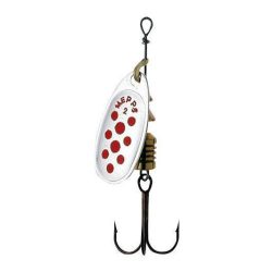 Mepps Comet silber/rot - ohne Widerhaken - Spinner